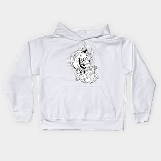 Santa De Muerte Kids Hoodie